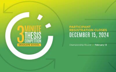 NDSU’s Center for Entrepreneurship and Family Business Encourages Grad Students to Participate in the 3MT Competition